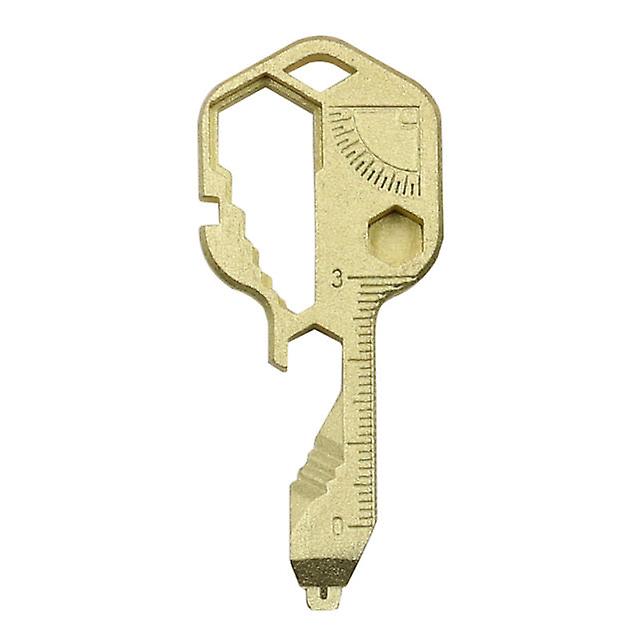 Z3 Mini Keychain Key Tool Metal Multifunctional Pendant Wrench Key With Gear Clips Measuring For Hand Tools Outdoors Repair Tool