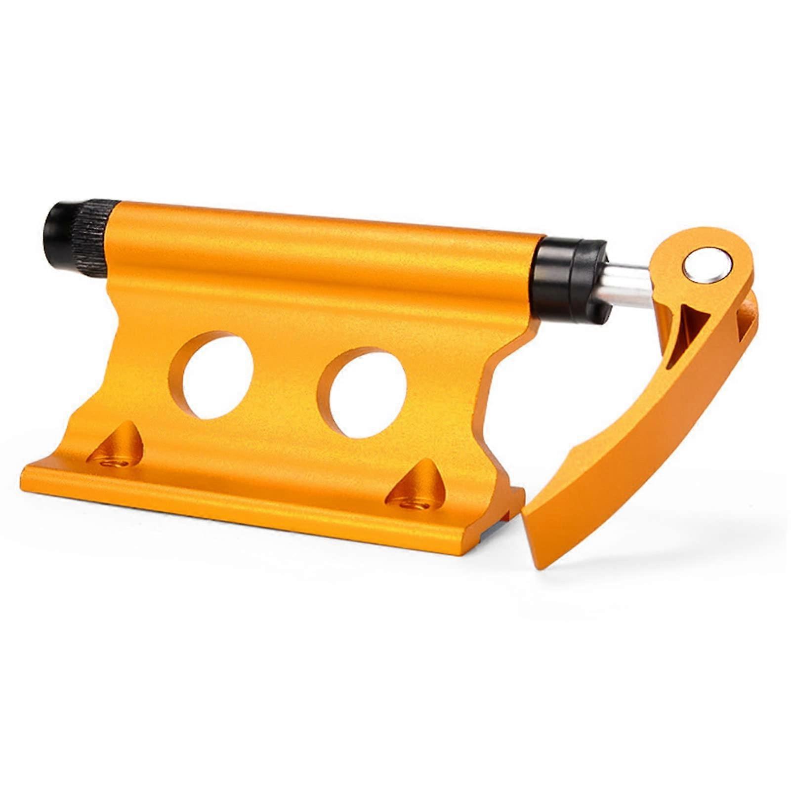 Bicycle Front Fork Mount Quick Release, Aluminium Alloy, Strong Load Capacity, Red Color, Universal Fit for Einheitliche Größe Yellow