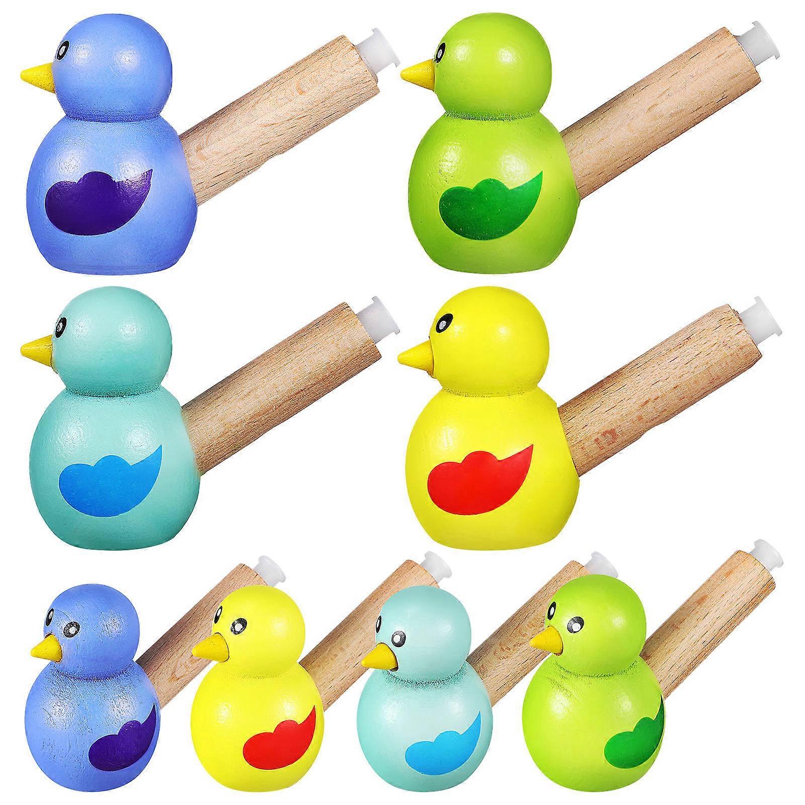 Here's a polished and engaging product description for your **8 Pcs Cartoon Bird Wooden Whistles**:
🎵 **8 Pieces Cartoon Bird Wooden Whistles –