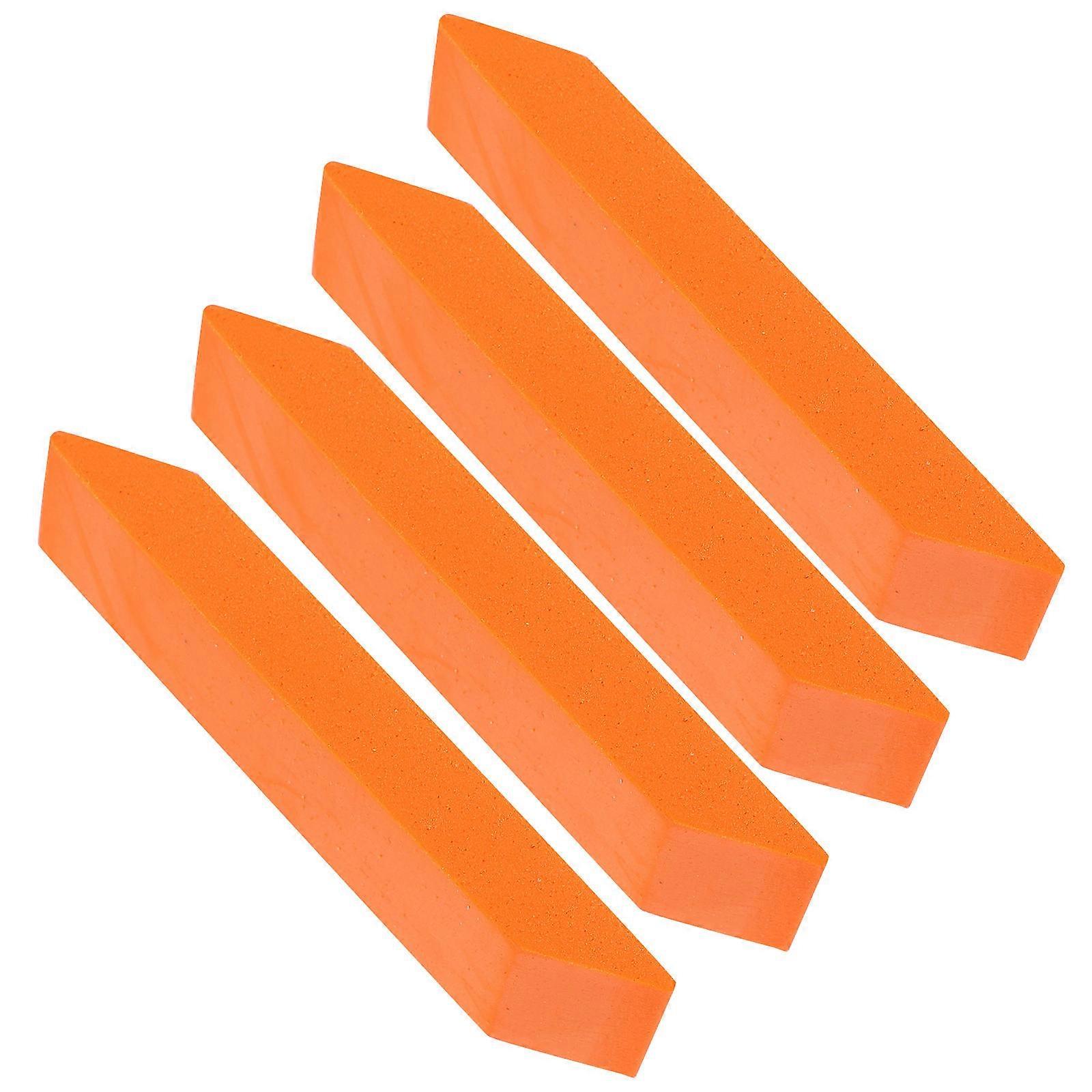 Sneaker Cleaning Eraser 4Pcs Portable Angled Suede Stain Removal For Travel And Outdoor Use Compact Cleaning Tool