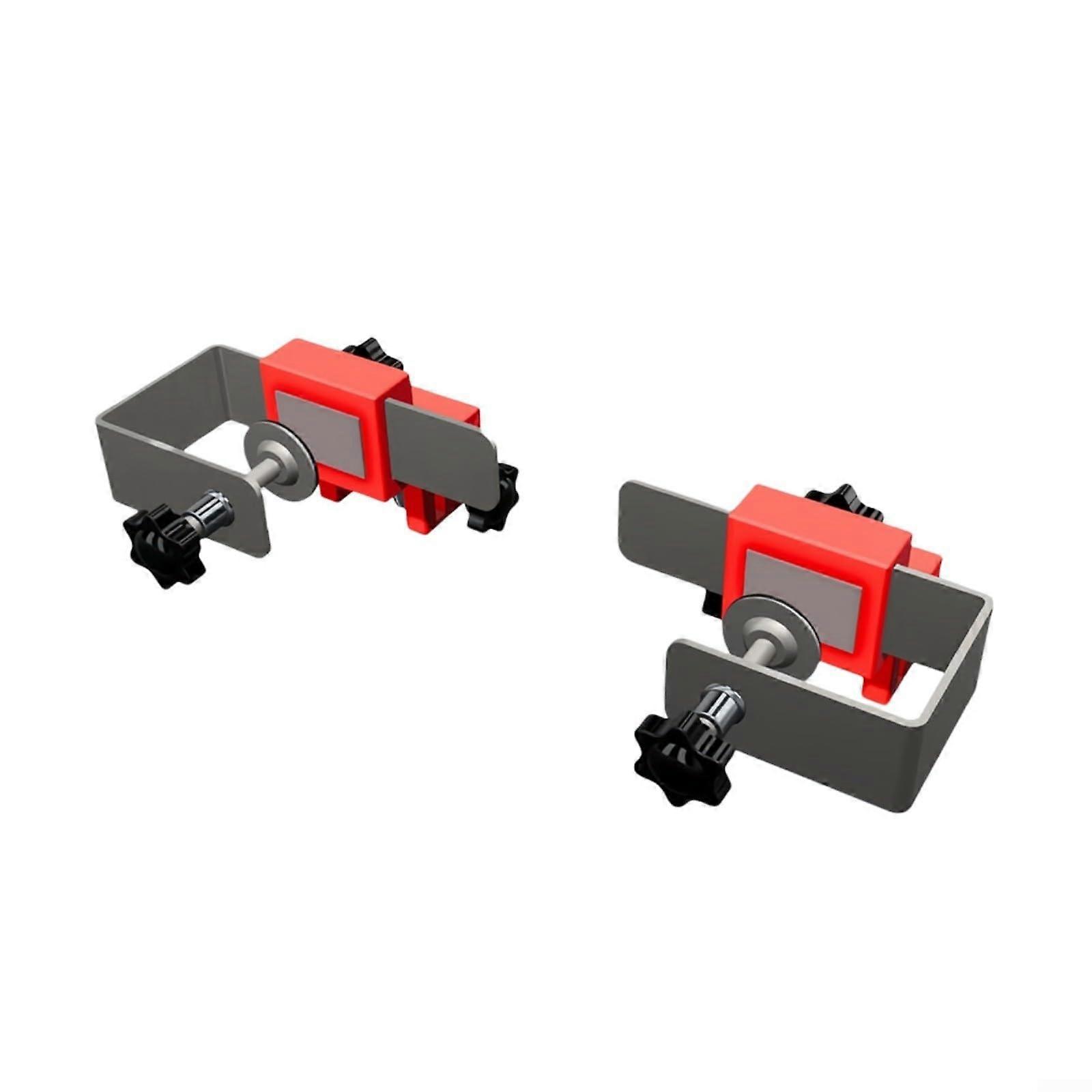 Adjustable Drawer Clamps Set for Precise Positioning, Woodworking, Metal, ABS Construction, Time-Saving Installation, 2 Sets