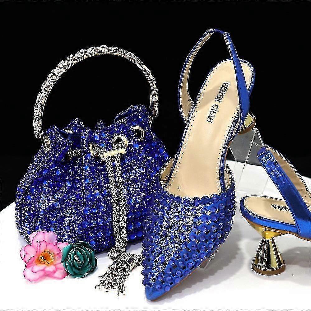 Italian Design Shoe And Bag Set In Attractive Matching Colours - Handmade Lady Shoes & Matching Hand Bag Best Gifts For Women Boris 0619