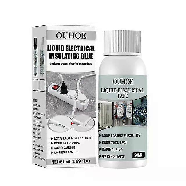 Liquid Insulating High Temperature Glue Waterproof Anti UV Lamp Board Insulation Electrical Sealant Liquid Tape Paste Dropship