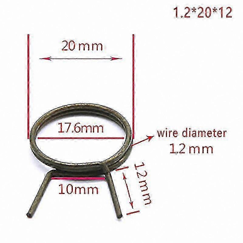 3-Pack Door Handle Springs Replacement for Lever Knob Latch Coil Torsion Hardware