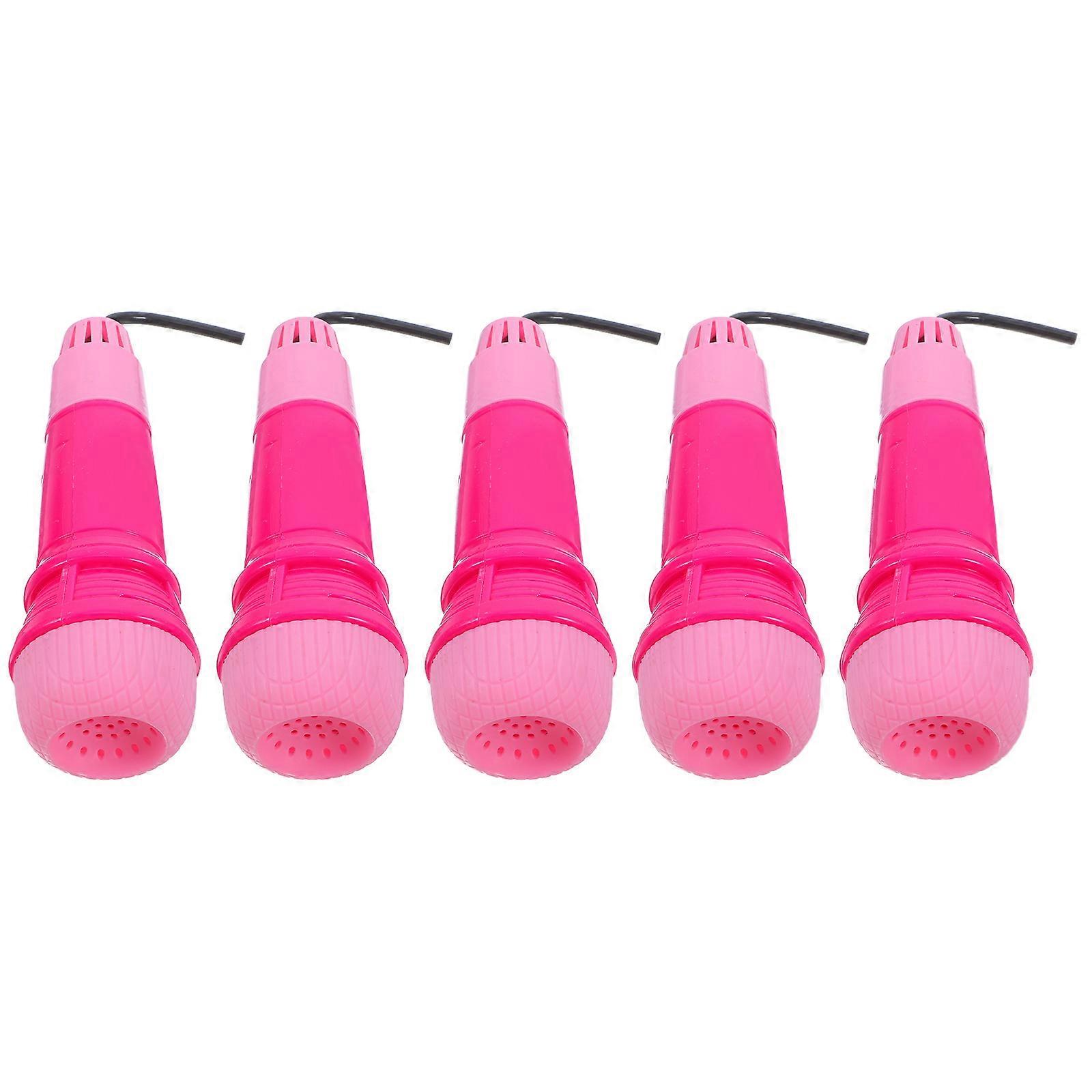 5pcs Echo Microphone for Educational Singing – Safe, Fun Microphone for Aspiring Singers & Imaginative Play – Assorted Colors