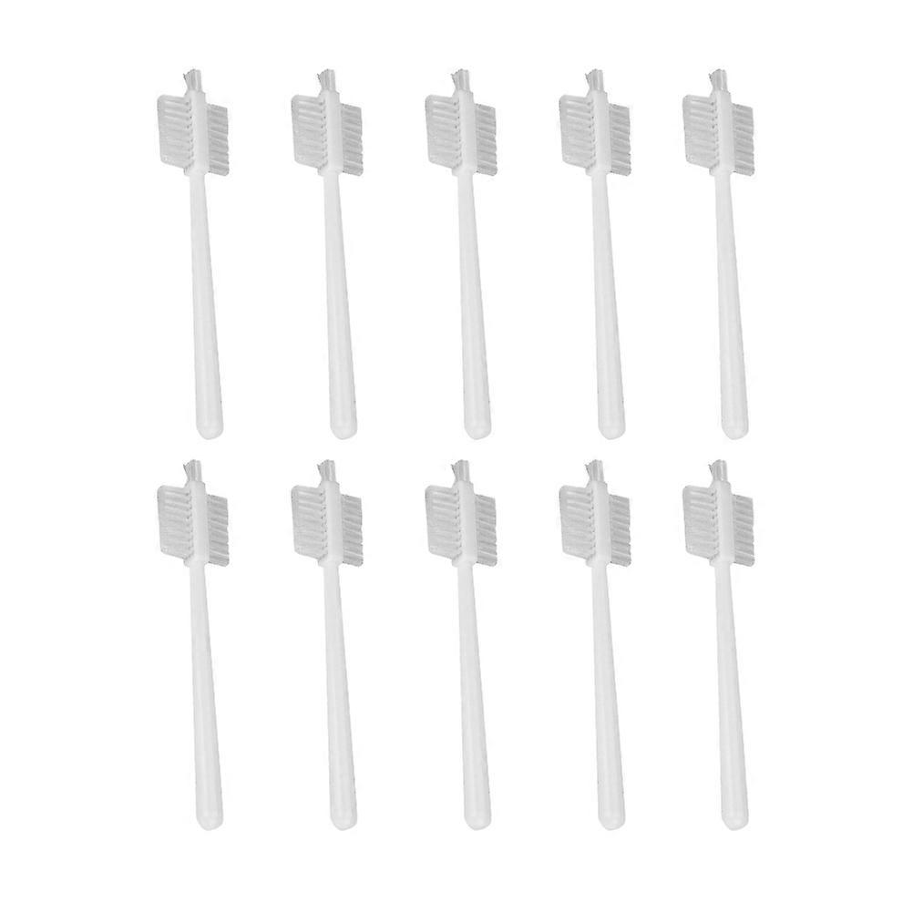 Food Processor Cleaning Brush Triple Side Brush for Kitchen 10Pcs Set