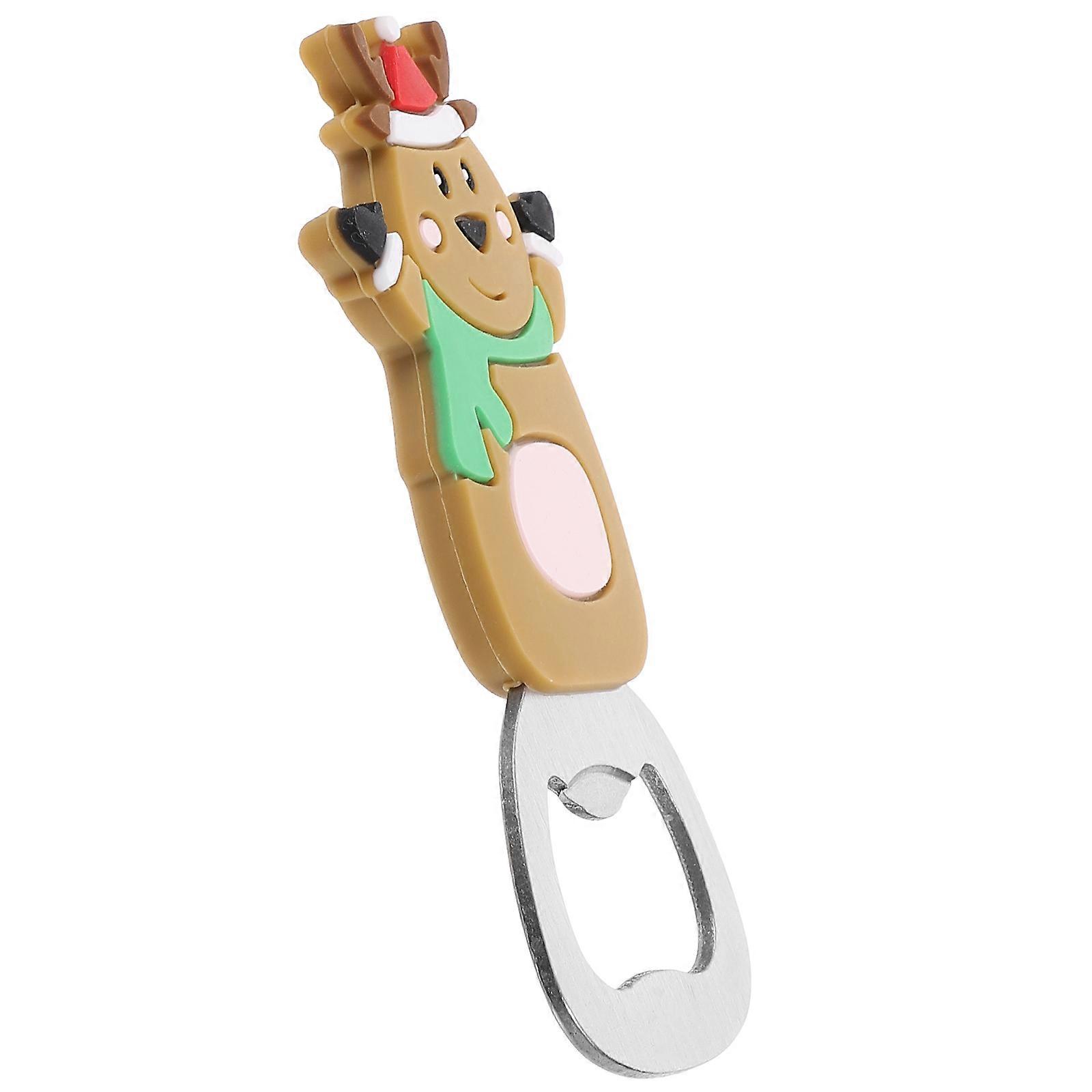 Christmas Bottle Opener Stainless Steel Multi Color Portable Opener 3.5 x 1.8 Inches