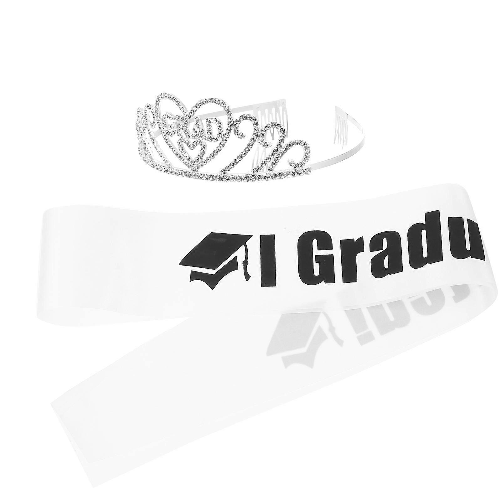 Satin Sash Graduation Celebration Sash Ideal For Women And Graduates With Easy Match For Various Occasions 1 Set
