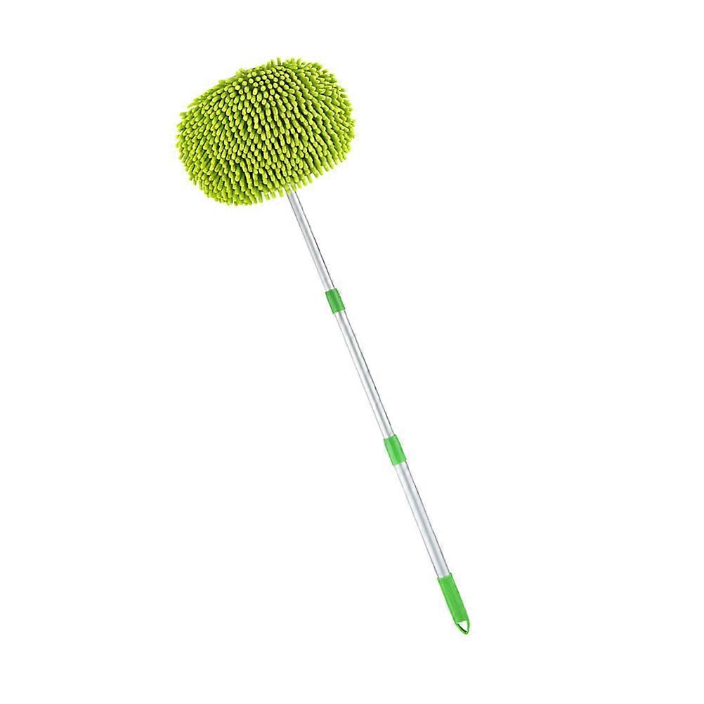 Telescopic Car Wash Mop Extendable Cleaning Tool with Soft Microfiber Brush Head for Efficient Car and Home Cleaning Durable Long Handle