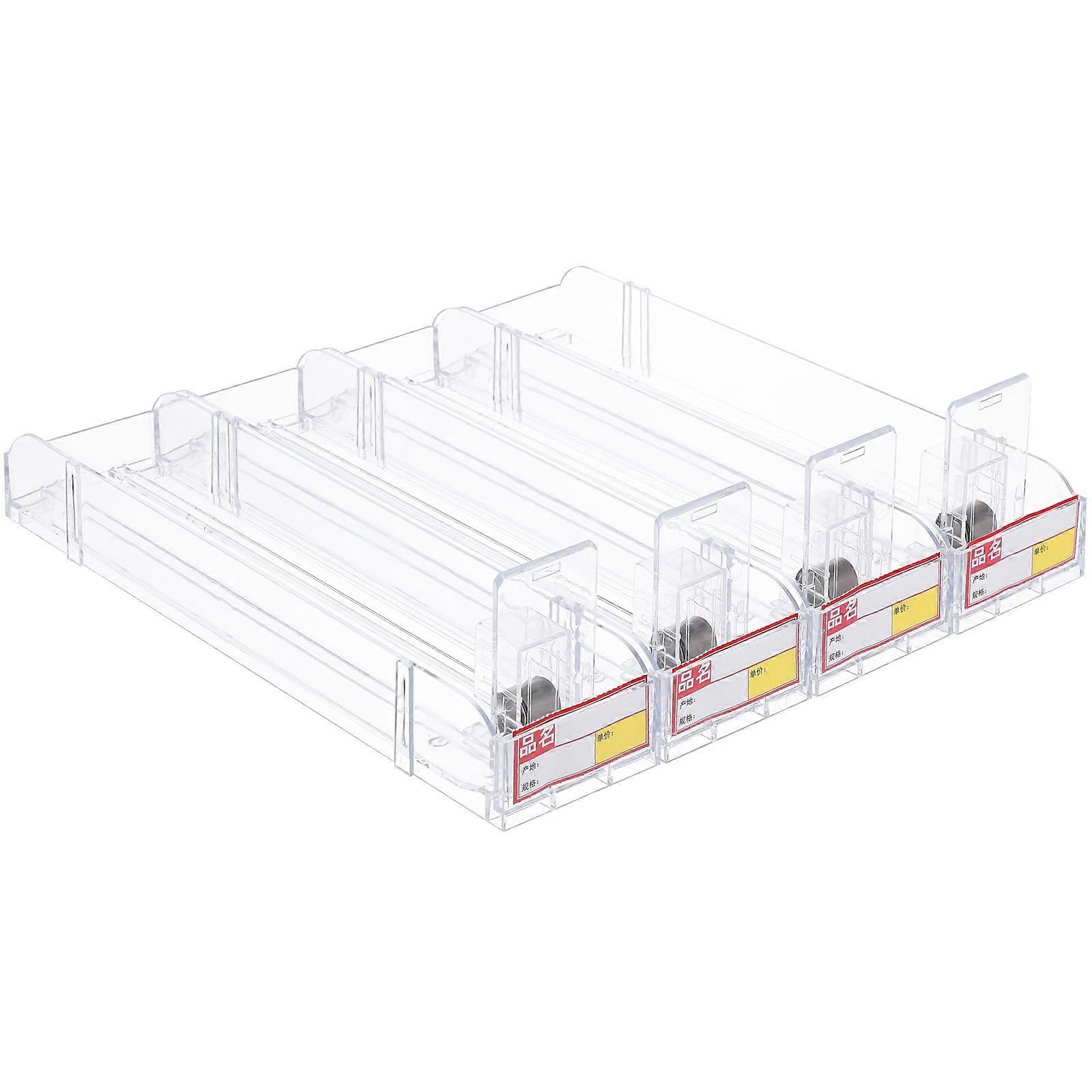 4pcs Auto-Push Zigarettenhalter Zigarettenanzeige Rack Praktische Zigaretten Pusher