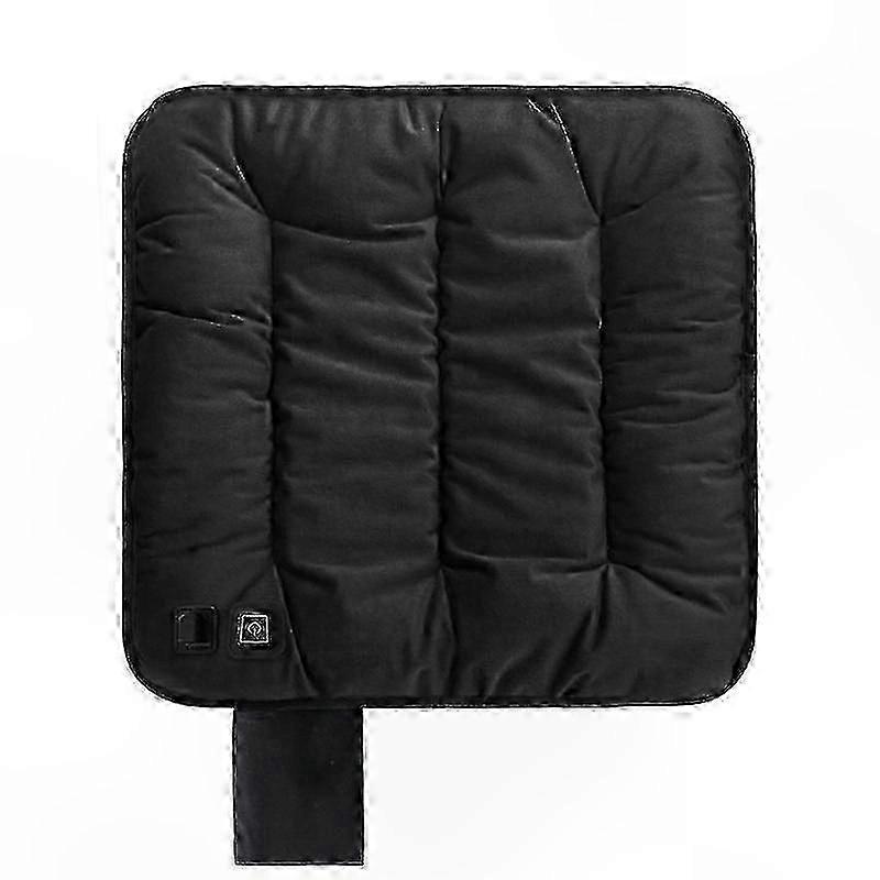 Plush USB-Powered Heating Pad for Office and Home, 40x40 Electric Seat Cushion with Warmth Feature