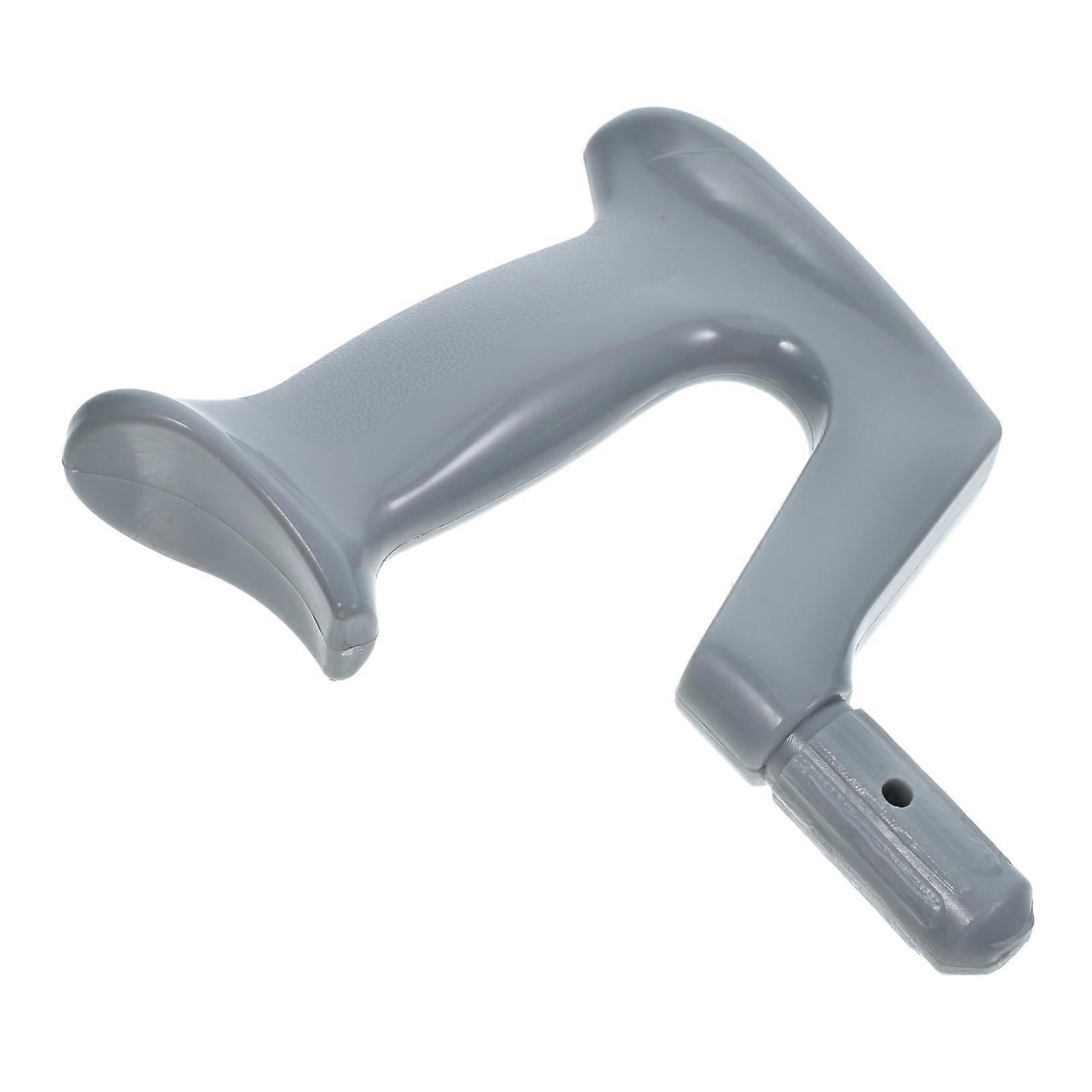 Ergonomic Walking Stick Grip with Curved Design, Compatible Replacement Handle for Mobility Aids, Easy Installation, Comfortable and Stable
