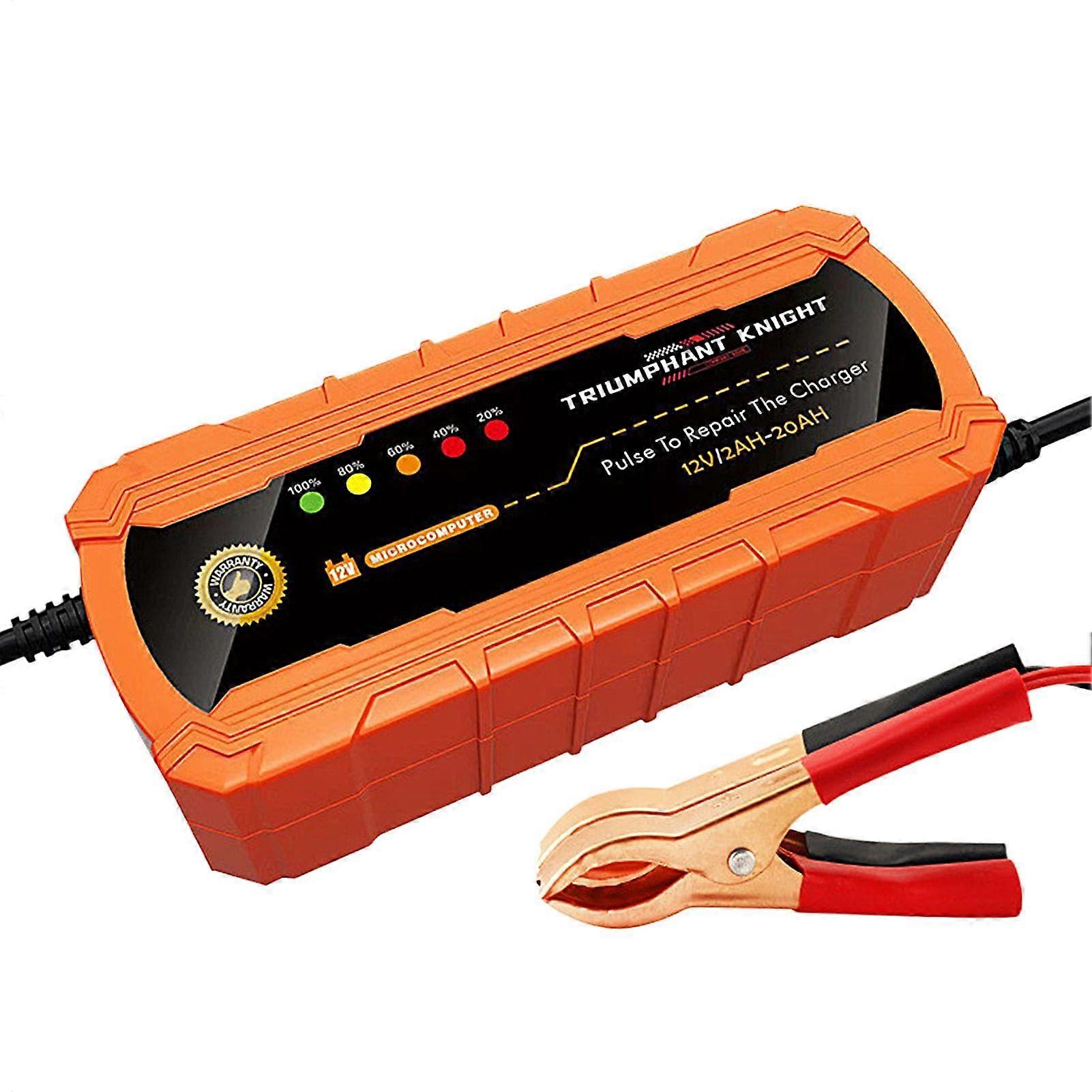 Automotive Battery Charger, 12V Lead-Acid, Pulse Fast-Charging Charger For Cars, Intelligent Pulse Charger