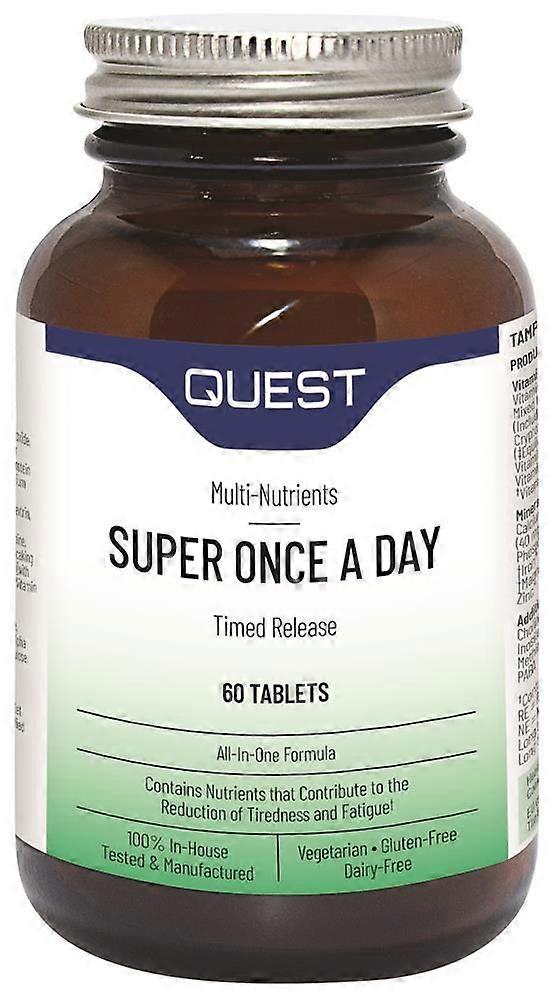 Quest SUPER ONCE A DAY (TIMED RELEASE) 60 Tablets - 4 Pack