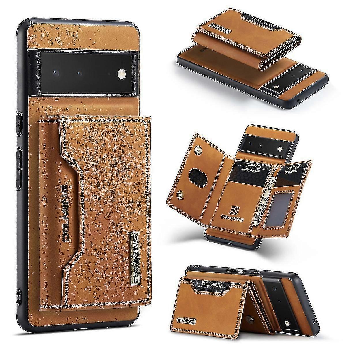 Detachable Card Pocket Wallet Case Compatible With Google Pixel 7 Pro/pixel 7, Pu Leather Protective