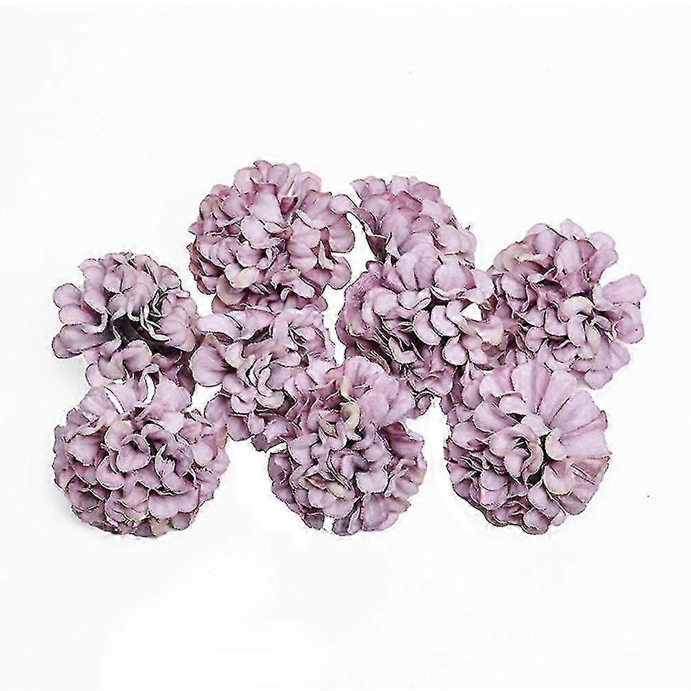 Blooming Bouquet 10Pcs Artificial Hydrangea Flower Heads DIY Home D...