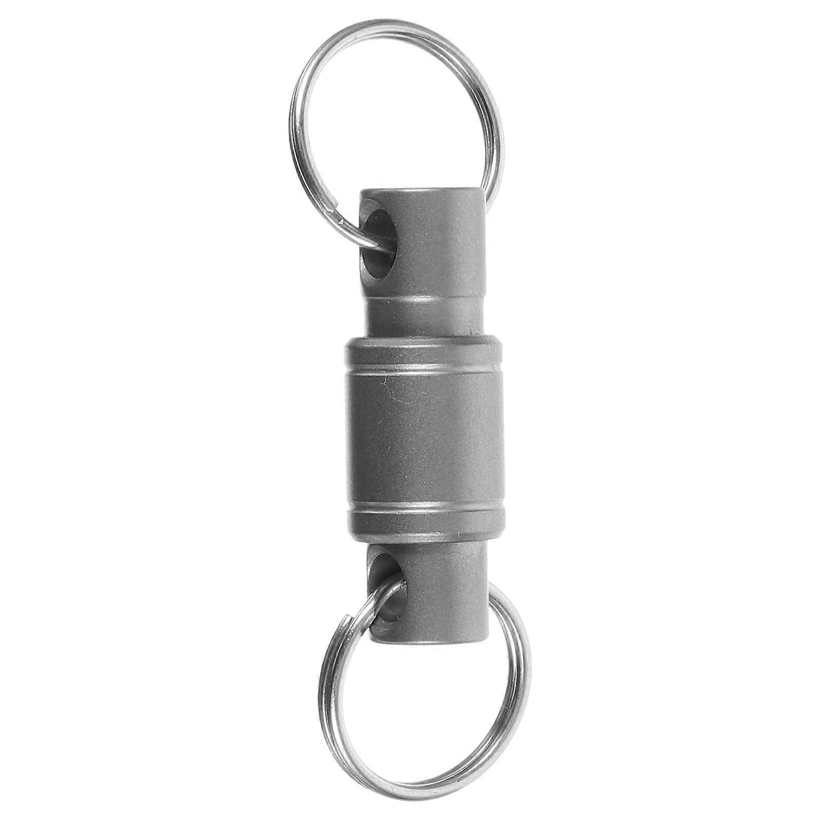 Metal Detachable Key Ring Snap Loop Holder with Rotatable Design for Quick Release – Durable Key Chain Organizer Tool for Outdoor Use
