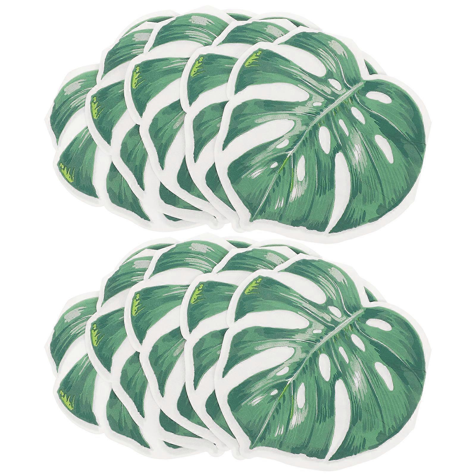 Leaf Paper Dinner Napkins for Parties Weddings Events 2 Bags Thick Durable Design