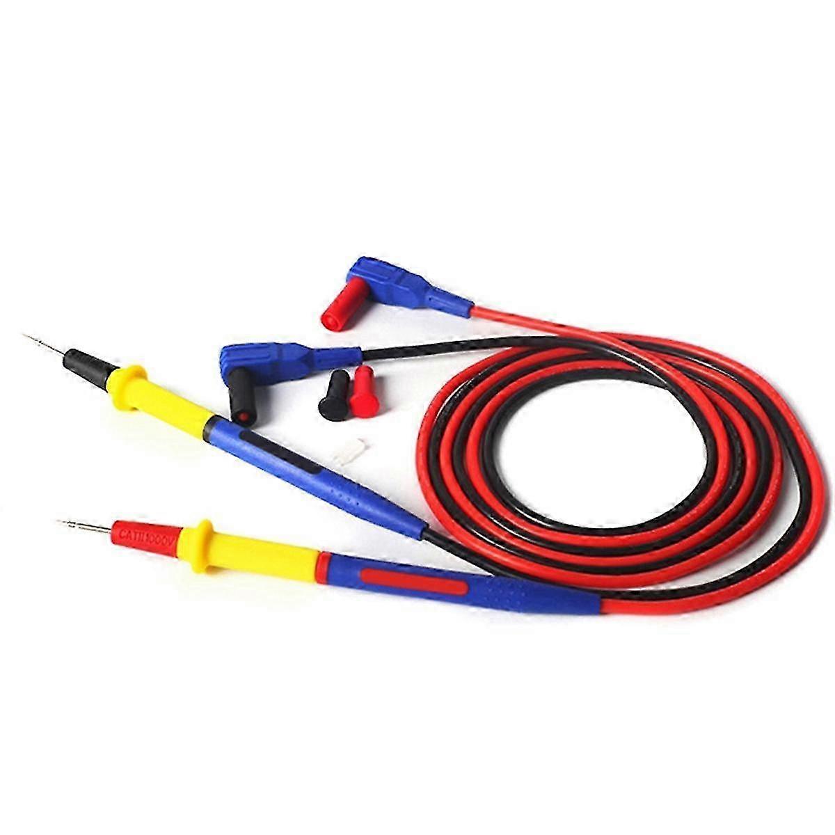 P30 Multimeter Pen 1000V 20A Soft Anti-Scalding Silicone Wire Extra Tip Probe Test Pen for Digital Multimeter