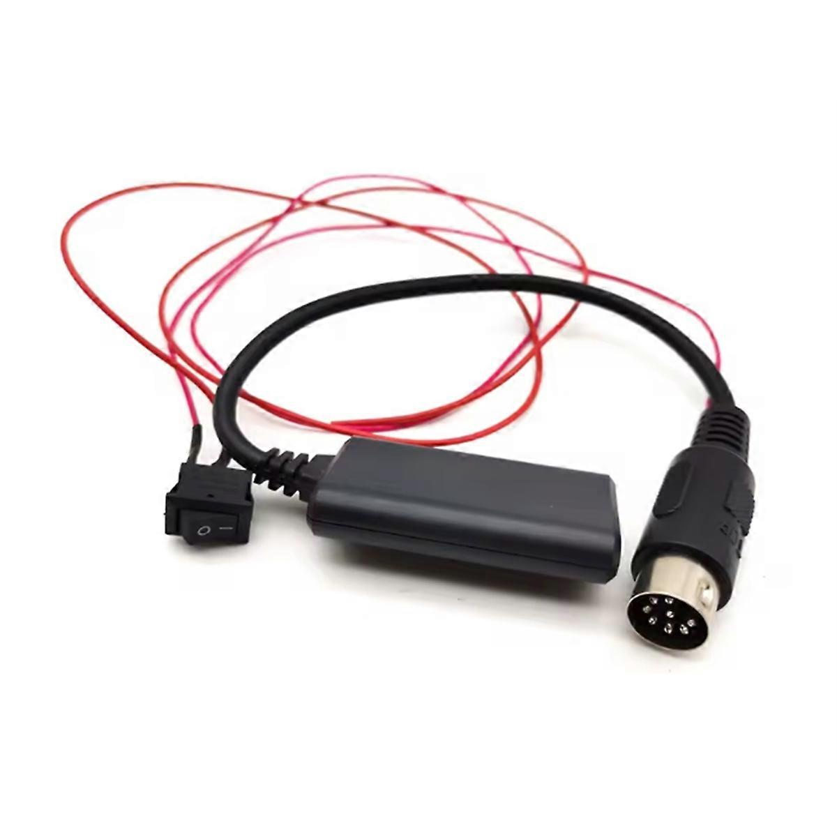 Round 8Pin CD Changer Bluetooth Module Music Aux in Adapter for Teana JK230 JM230 JK200 2004-2008 Old Version CD