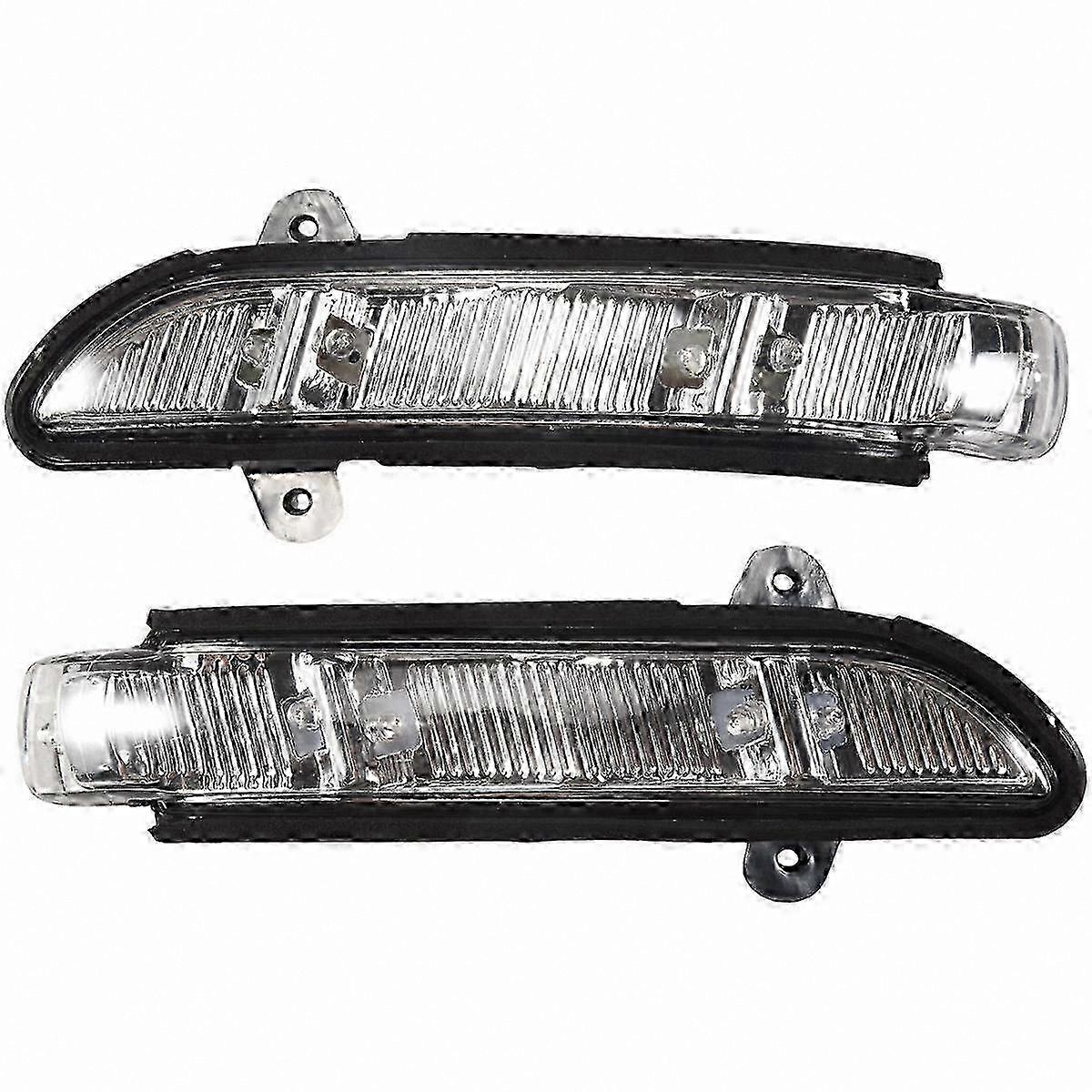 Front Side Mirror Turn Signal Light Pair for W211 W221 Vehicles 2007-2010 LH RH
