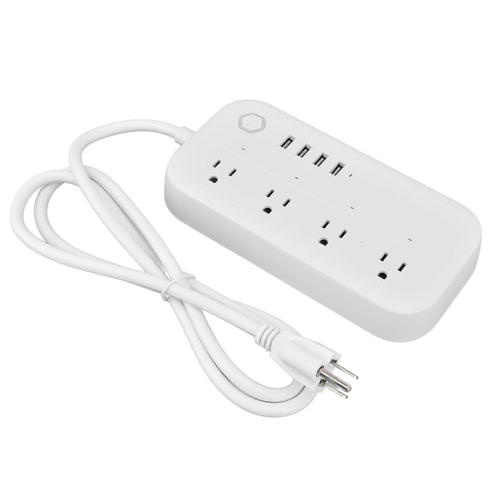 Smart Power Strip WiFi Surge Protector 4 USB Outlets Voice Control