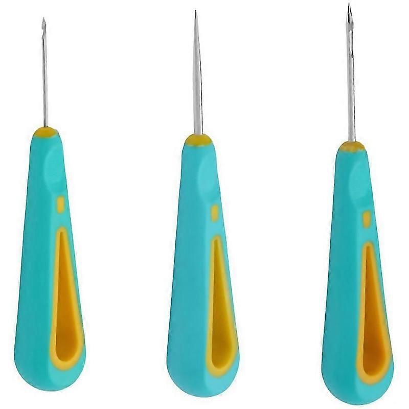 For 3pcs Round Hole Cone Hand Drills Punch Needle Candle Wick Tool For Candle Making