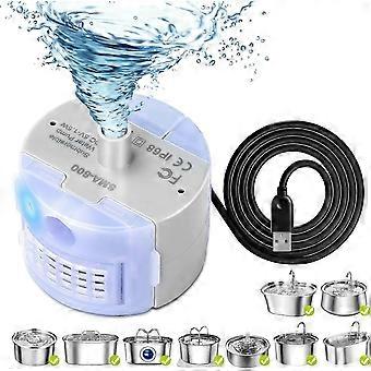 SBSGV Cat waterfonteinpomp, DR-DC-vervangingspomp voor roestvrijstalen waterdispenser voor huisdieren, ultrastille fonteinpomp voor huisdieren, IP68 SMA-800 dompelpomp