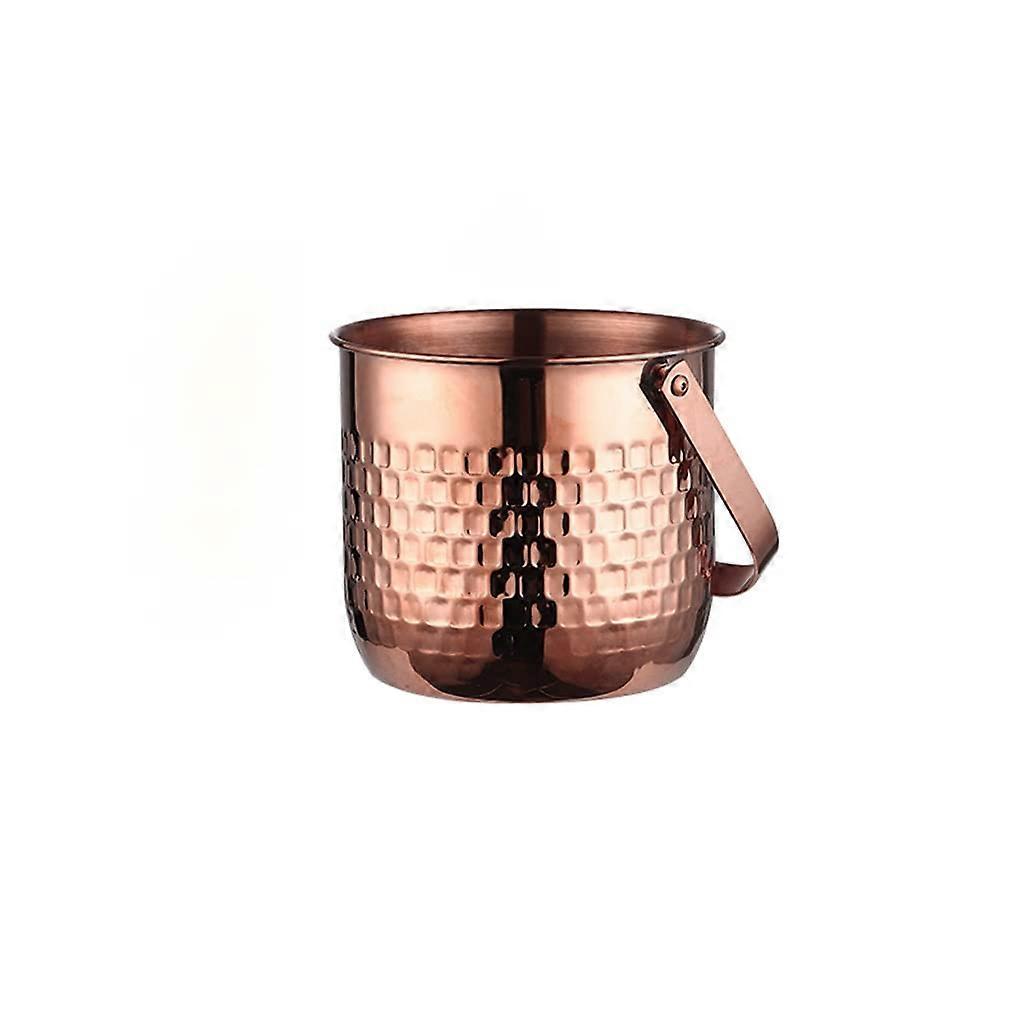 Ice Bucket Thickened Stainless Steel DoubleLayer Ice Bucket Champagne Bucket for Red Wine Beer Bar Drinks Beverage Tub