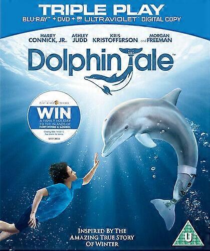 Dolphin Tale Blu-ray (2012) Morgan Freeman Smith (DIR) cert U 2 discs Region 2