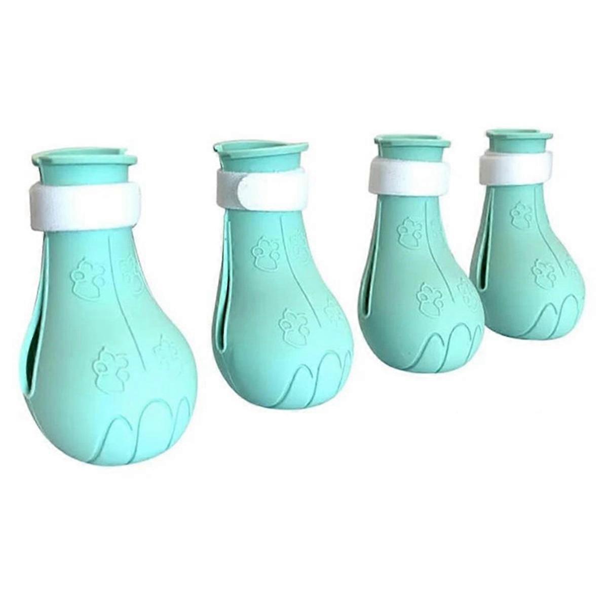 4 Pcs Adjustable Anti-Scratch Cat Protector Boots for Grooming Bathing,Protect Your Furniture and Skin From Cat Claws B