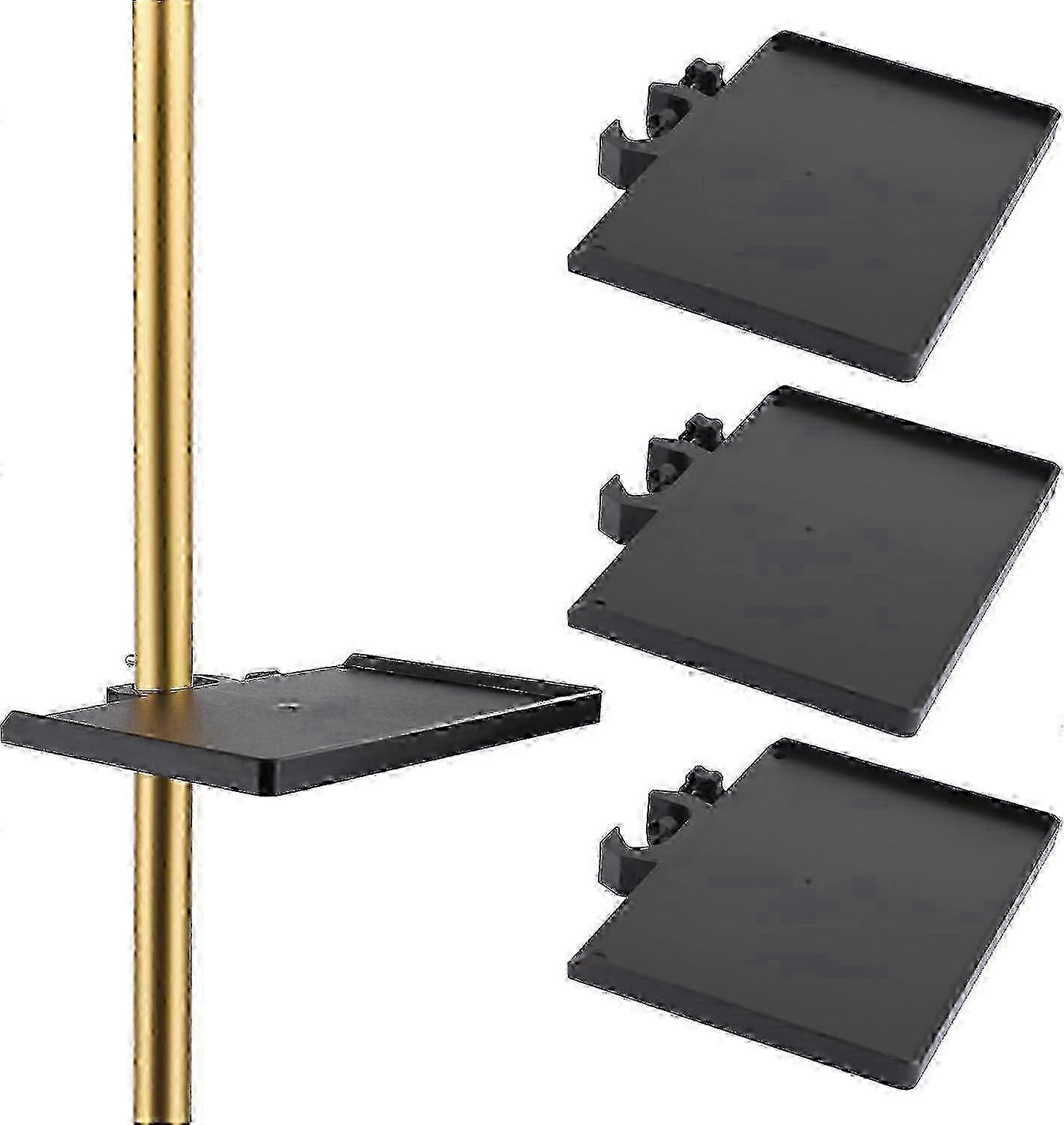 3pcs Grow Tent Corner Shelf, Heavy Duty Grow Tent Pole Mount Shelf Easy to Install for All Sizes of Grow Tent Poles(Up to 25mm) compatible for 2025