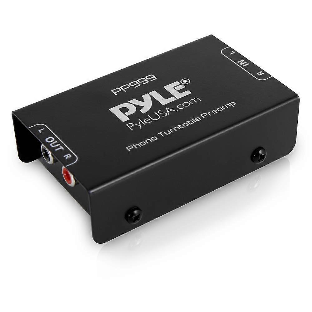 Compact Phono Turntable Preamp - Ultra-Low Noise Audio Pre-Amplifier with 12-Volt Power Adaptor