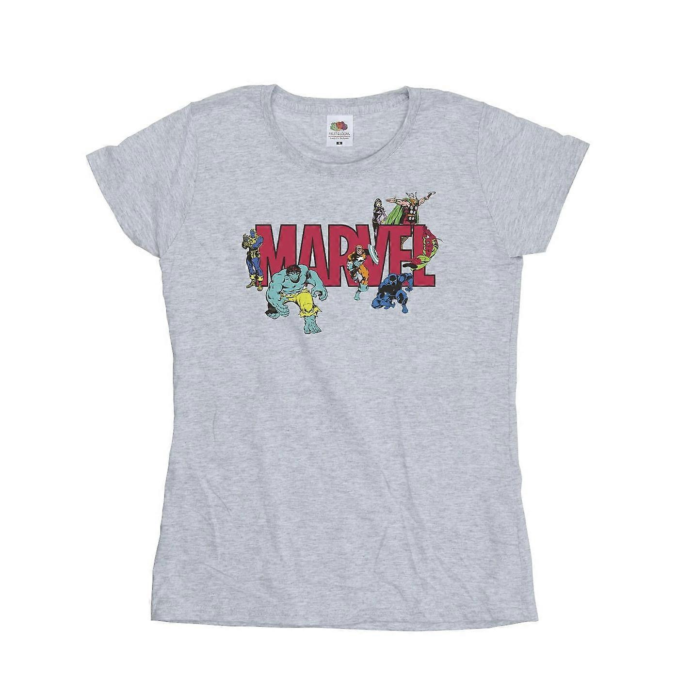 Marvel Dámské/Dámské komiksové postavy Bavlněné tričko