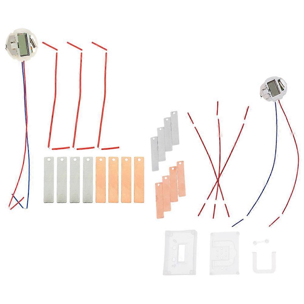Electricity Generation Diy Design Potato Clock Making Kit For Children School Projects Metal 2 Sets