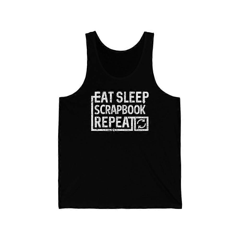 Eat Sleep Scrapbook Unisex Tank Top