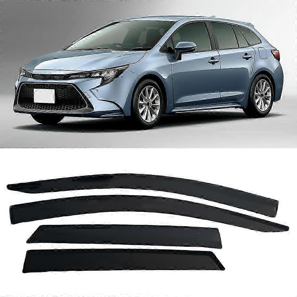 Κατάλληλο γείσο παραθύρου για Toyota Corolla Wagon 2019 2020 2021 2022 2023 2024 Ανεμοθώρακες Προστατευτικά βροχής Καλύμματα πόρτας Ventvisor Ventvisor
