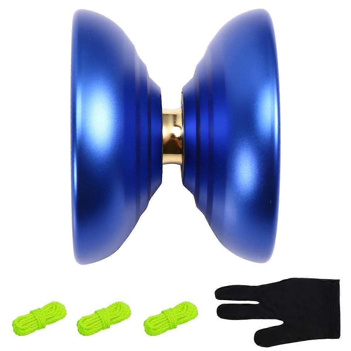 Professional Butterfly Yoyo with Bearing Toy Blue