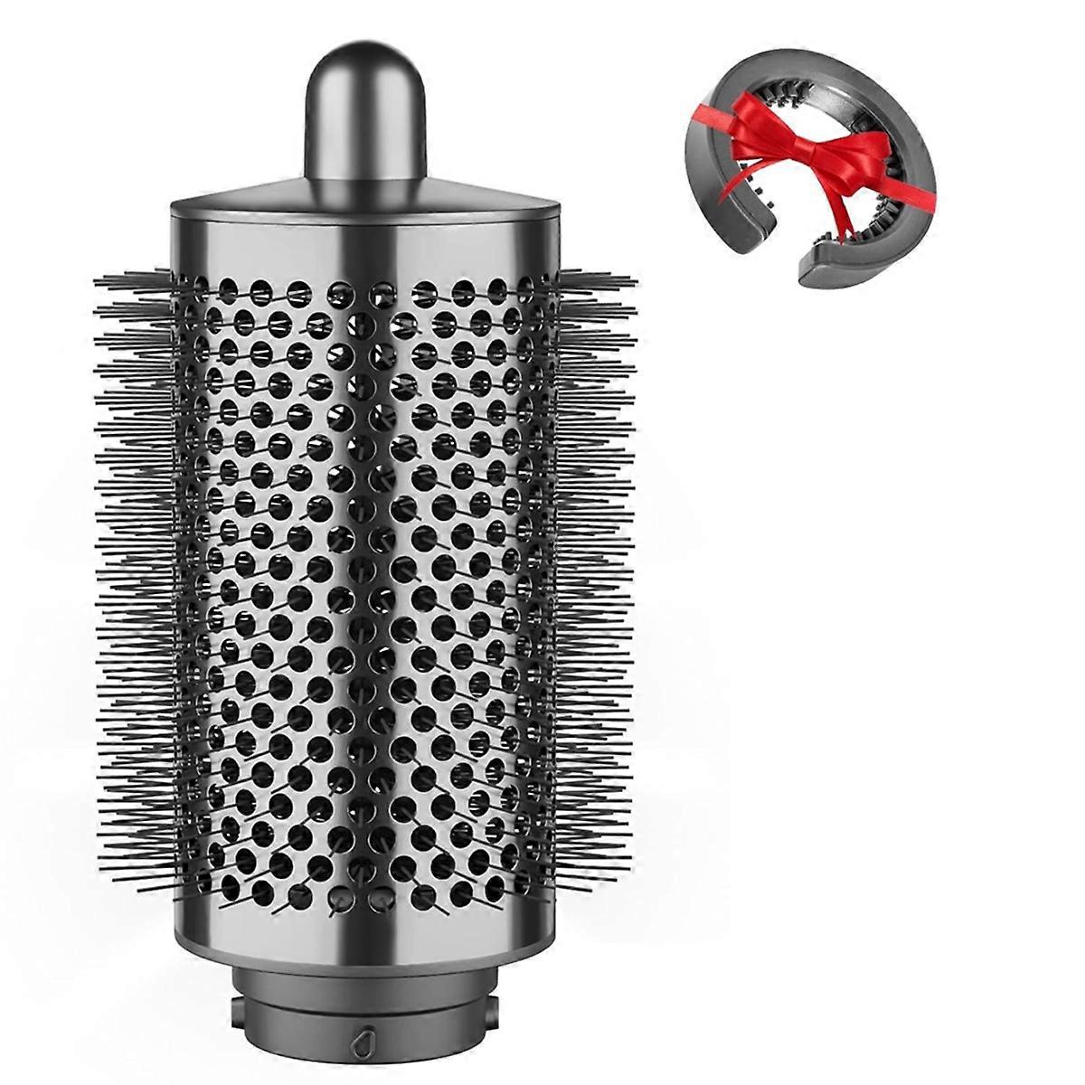 Large Round Volumizing Brush for Attachment Silver Gray