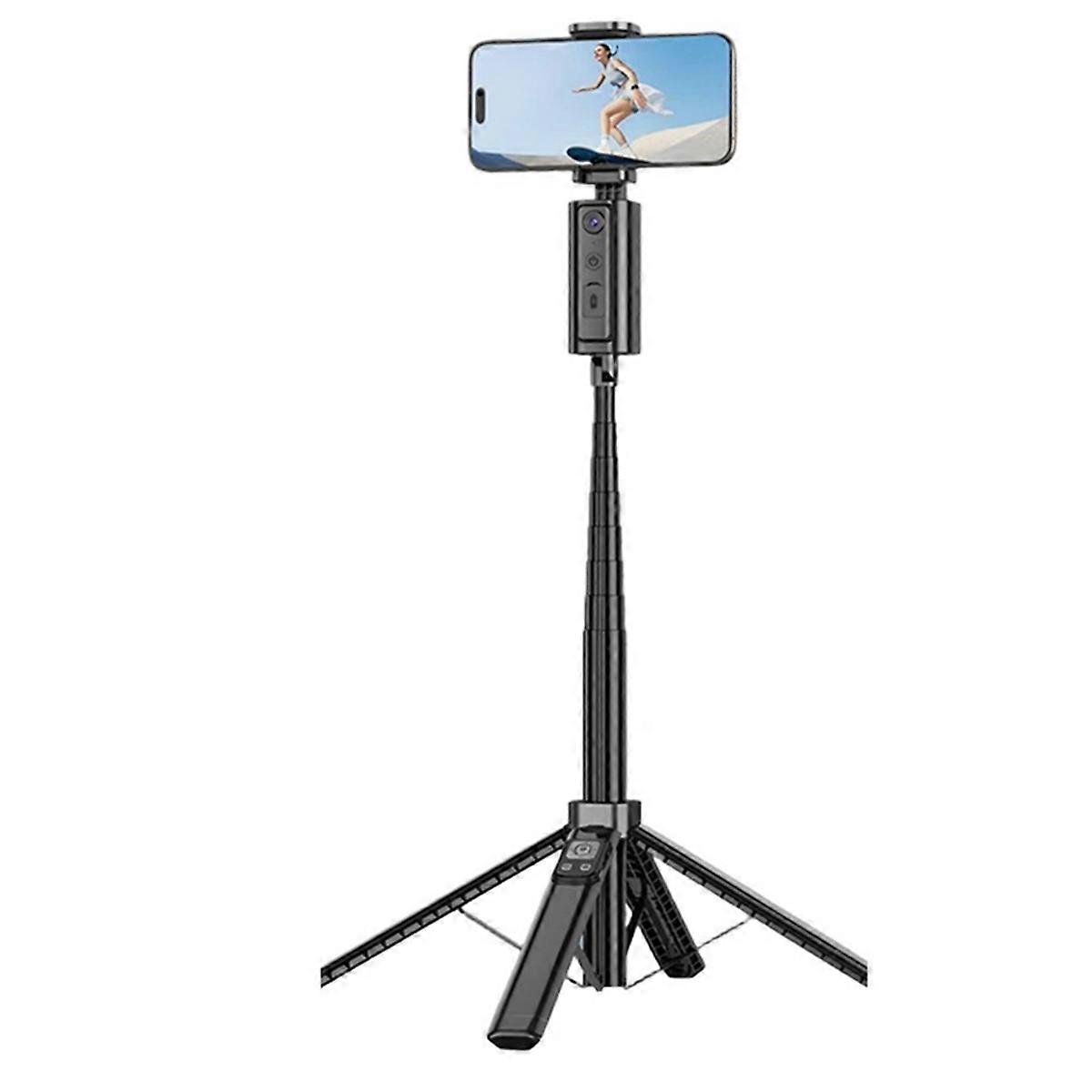 Smartphone AI Follow Up Face Tracking 360 Rotating Tripod Travel Portable Selfie Stick Vlog Anti Sha