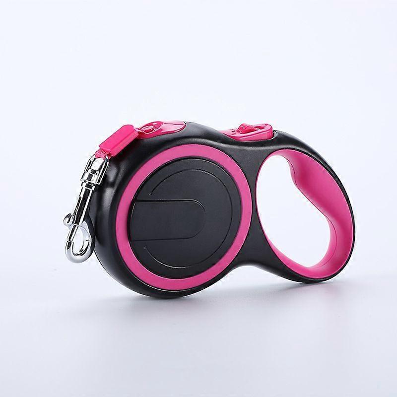 Red portable pet leash, automatic retractable