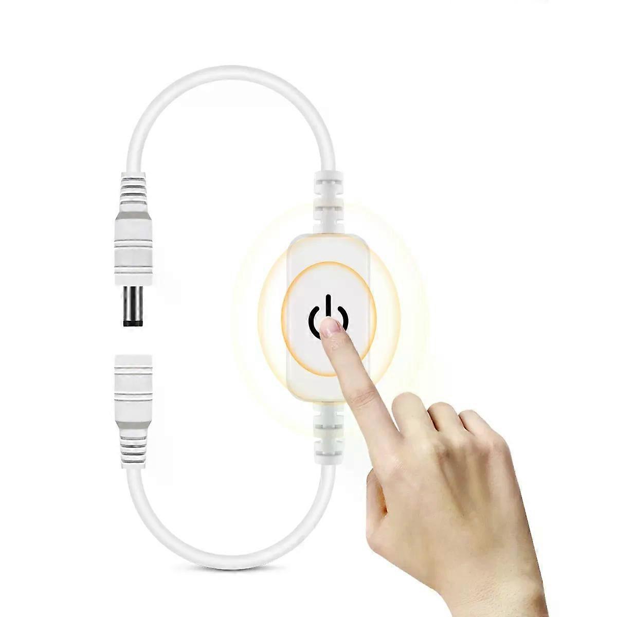 DC 12V-24V 4A Touch Sensor Light Dimmer Switch Controller Brightness Stepless Dimmable Touch Dimmer For LED Strip Light