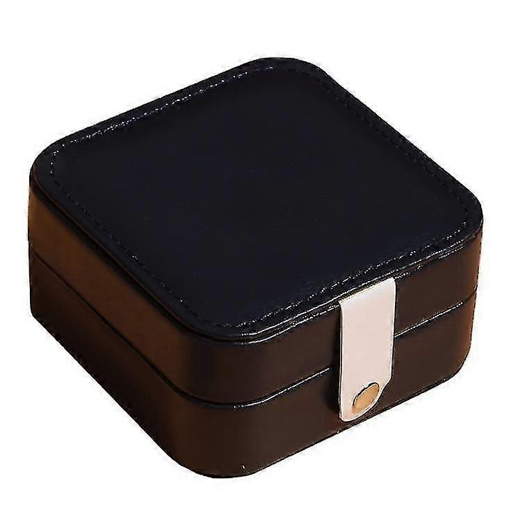Pu Simple Single-layer Creative Portable Jewelry Storage Box