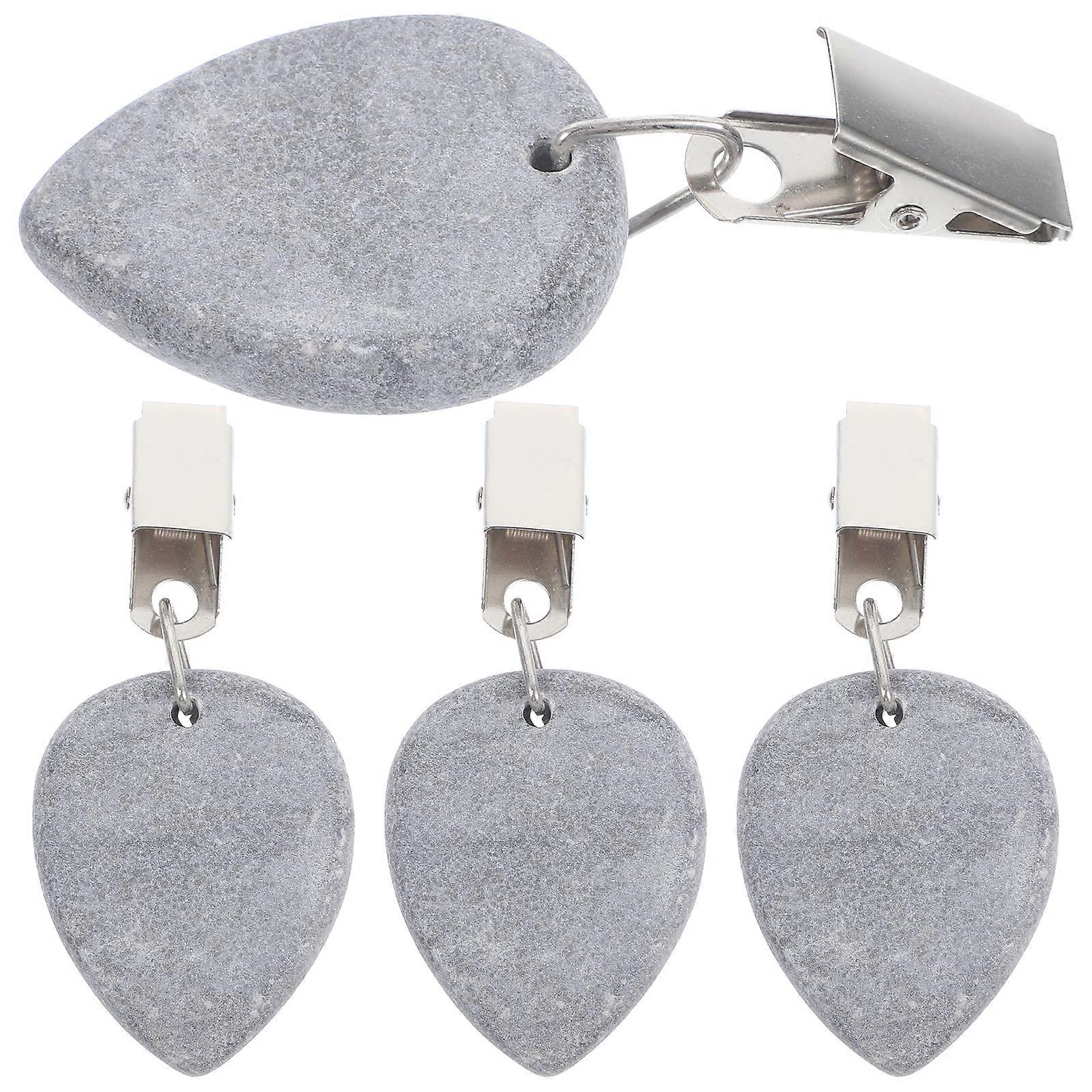 Marble Tablecloth Weight Clip Outdoor Use 8Pcs for Table Cover Stability