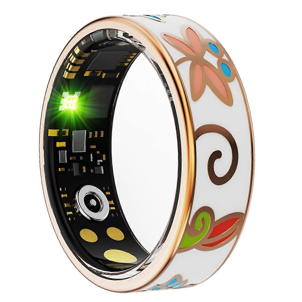 Farbe Emaille Handwerkskunst Smart Ring Schlafüberwachung Blutsauerstoffmessung Blutdruck Mult