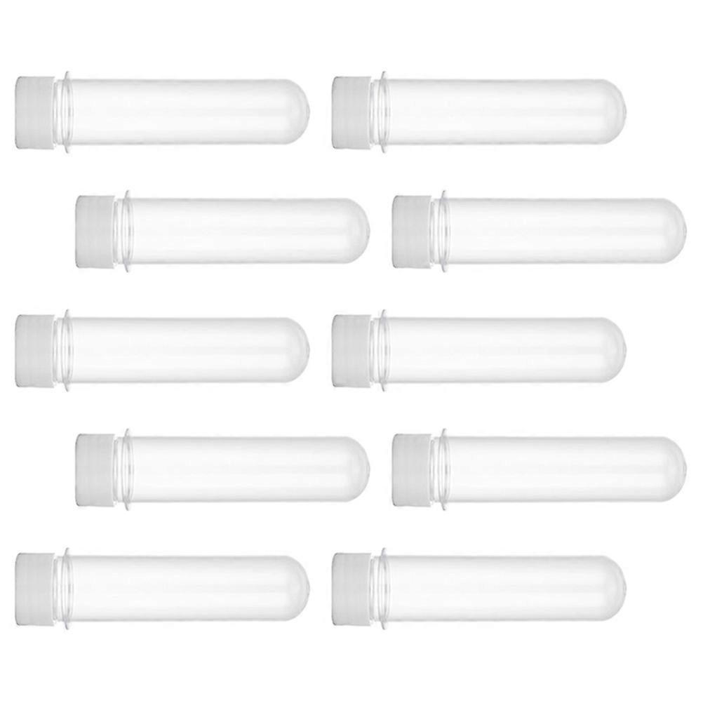 Transparent Test Tubes 10 Pcs Reusable Candy Storage Containers For Organizing Small Items 14.20X3.00X3.00CM Simple Design
