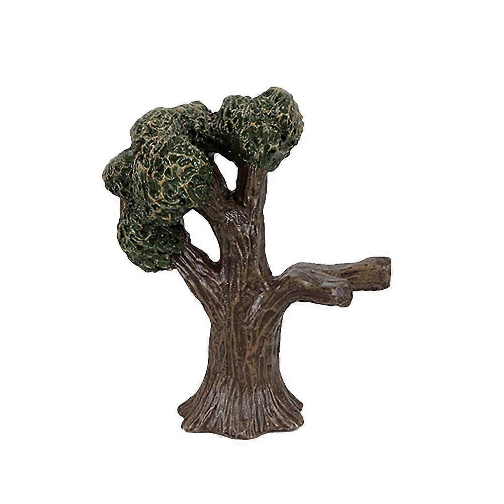 Resin Craft Tree Shape Figurine for Home Decoration 2Pcs
