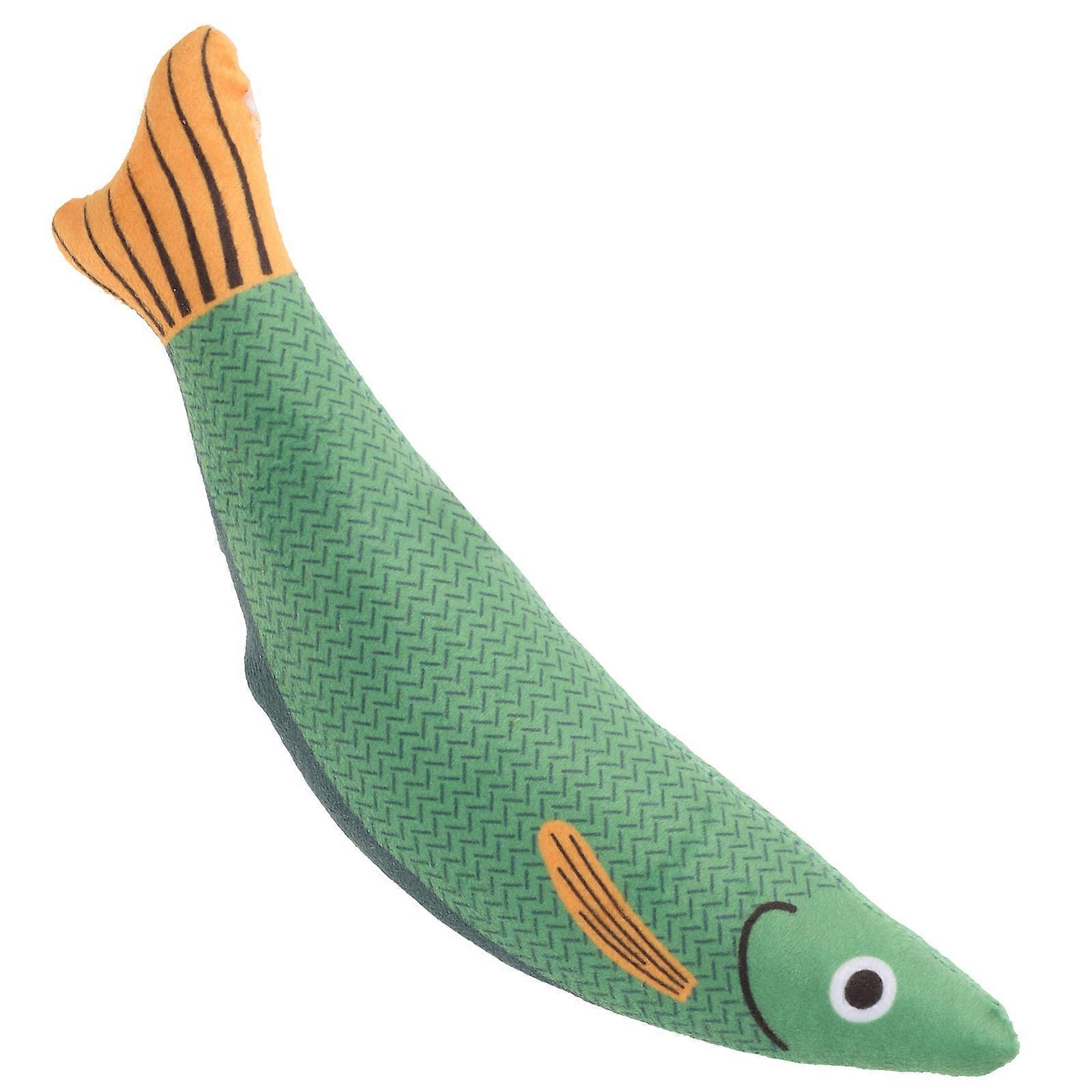 Catnip Toy Plush Cat Fish for Cat Chewing and Playing 3Pcs Pack