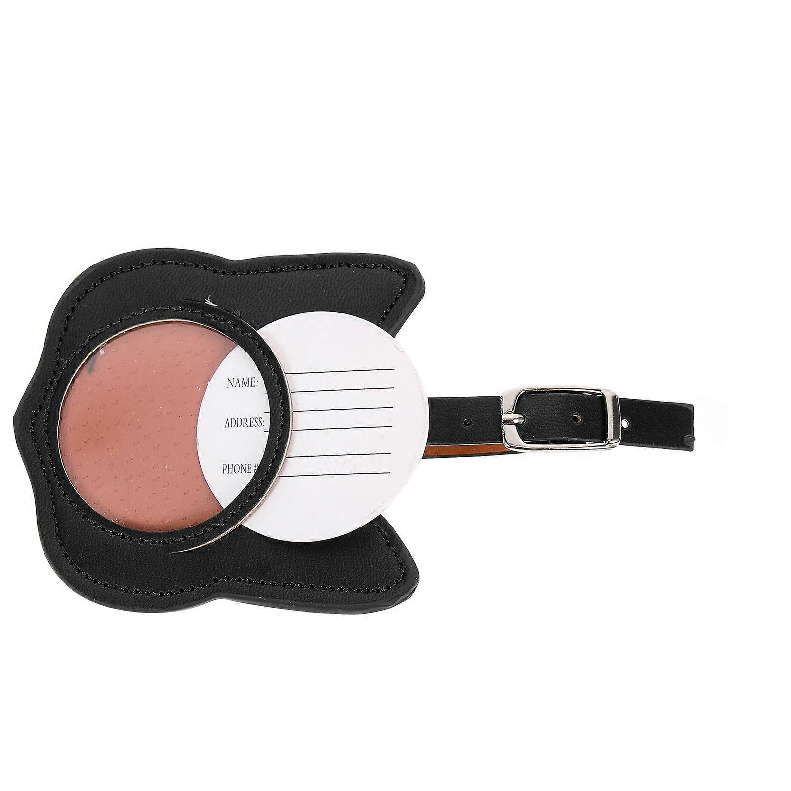 Cat Design Luggage Tag for Travel Use with 2Pcs Suitcase Labels
