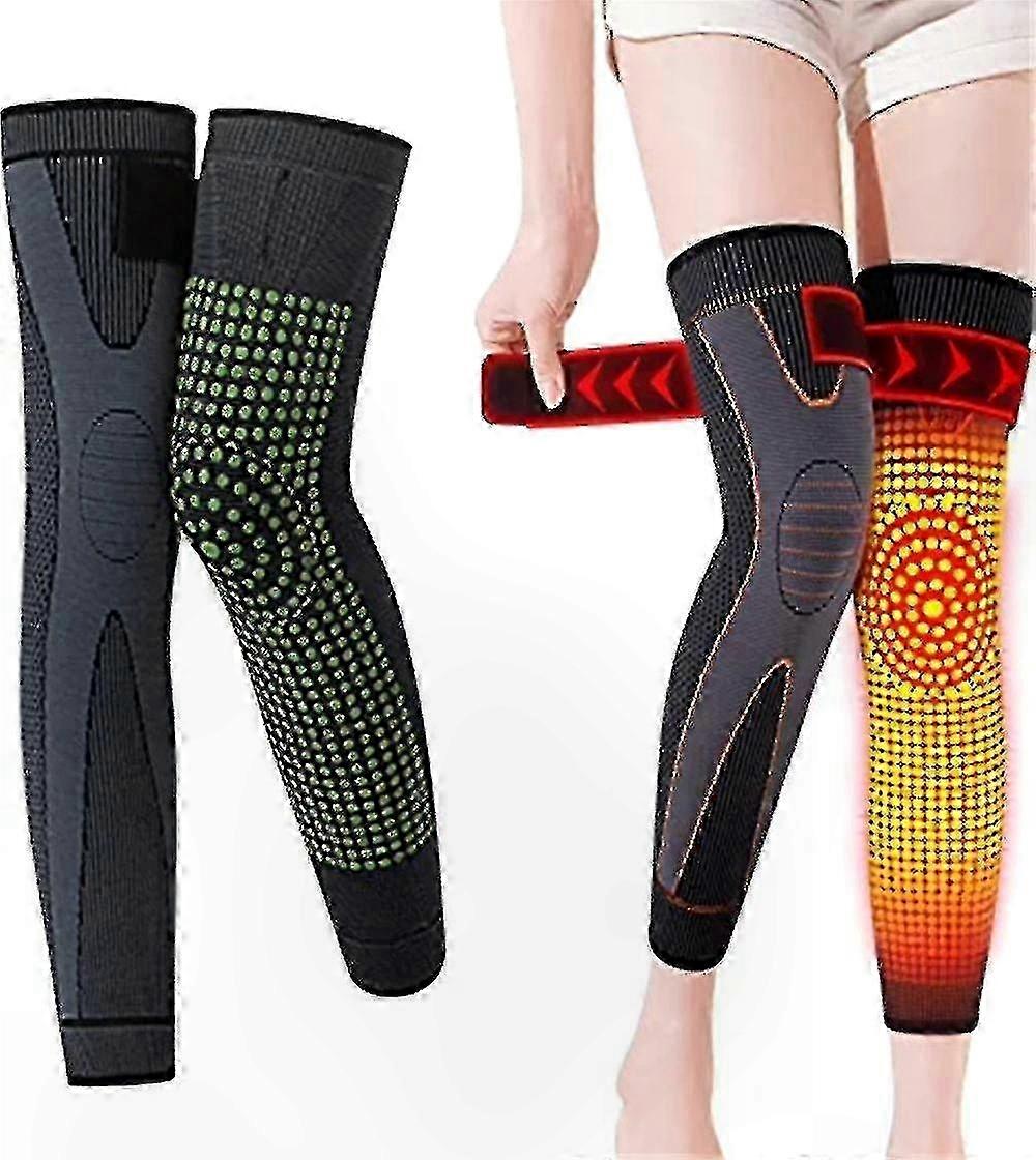 Therapeutic Knee Wrap with Tourmaline and Mugwort for Joint Comfort and Support